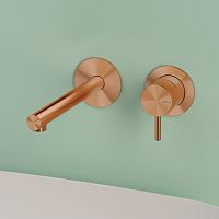 Washbasin mixer tap SKINNY W2MP.2.Lwall-mountedstainless steel AISI 316indoor