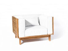 Contemporary armchair SKANRteakgarden