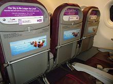 Aircraft placard adhesifadvertising