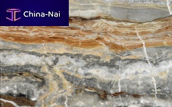 Marble stone slab ARABESCATO ROSSO OROBICOpolishedgray