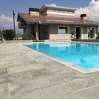 Outdoor tile GREYfloorquartziteplain