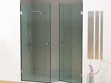 Sliding shower screen NEREIDAS : EUDORAfor alcovesframeless