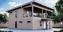 Log house SANDRAeco-friendlybioclimaticpassive