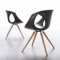 Contemporary chair Upindoorfabricleather