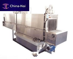 Spray washing tunnel with drying