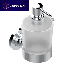 Home soap dispenser ZOOM.5wall-mountedchromed metalmanual