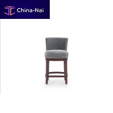 Contemporary bar stool ARSENEfabricfoambeech base