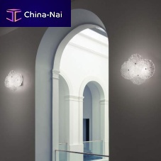 Contemporary wall light MARIPOSAindoorglasspainted metal
