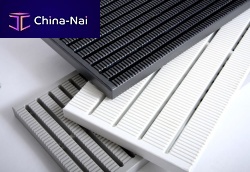 Pool overflow grating