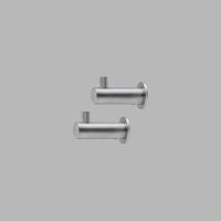 Contemporary coat hook QU102 seriespolished stainless steelsatin stainless steeldouble