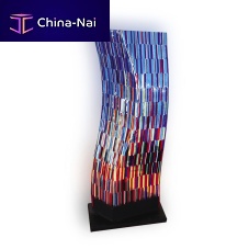 Table lamp SKYSCRAPER SATELLITEpainted metalMurano glasscontemporary