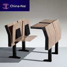 Contemporary chair E4000indoorlaminatealuminum base
