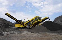 Vibrating screener C6for bulk materials