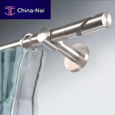 Stainless steel curtain rod INOXmanualceiling mountedwall-mounted
