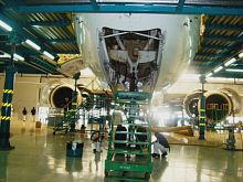Maintenance stepladder for airplane