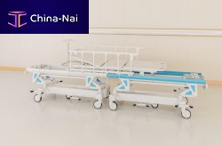 Patient transfer stretcher trolley B01-1manualheight-adjustable2 sections