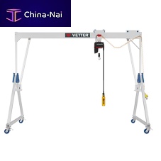 Mobile gantry crane ALU-PKfor workshopssingle-girderelectric