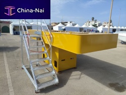 Floating pontoon work