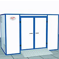 Galvanised steel intermodal container Euro MPS seriesstorage