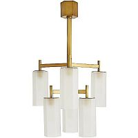 Traditional chandelier JR1995 SOLOMANglasssteel6 light