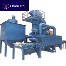 Roller conveyor shot blasting machine TB-CB600for marblefor concretecontinuous