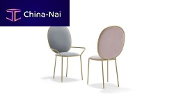 Contemporary chair STAYindoorvelvetleather