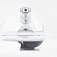 Radio-fluoroscopy system digitalfor diagnostic fluoroscopywith tilting table