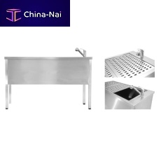Floor-mounted grooming bathtub LCV.03.01.01