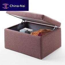 Pouf with storage compartment contemporaryfabricleather