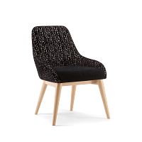 Contemporary chair 30 CHAIR 058 STindoorfabricsolid wood