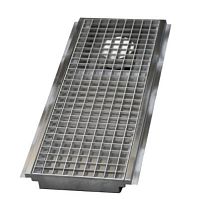 Stainless steel floor drain CNL/063for kitchenbathroomgrated