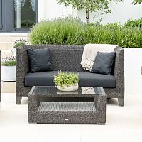 Contemporary sofa Monte Carlogardenfabricgray
