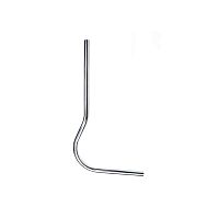 Chrome-plated brass draining pipe 405for toilet