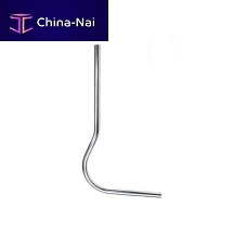 Chrome-plated brass draining pipe 405for toilet