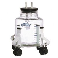 Body fluids suction jar stand AR410, AR420trolley-mounted1 jar