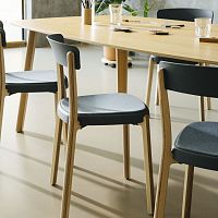 Contemporary chair NOA indoorfabricpolypropylene