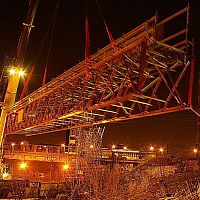 Steel walkway trussmodular