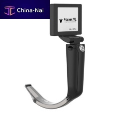 Video laryngoscope with integrated video monitor PVL-I-02 Plus with blade