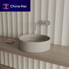 Countertop washbasin MK101concretewithout holewithout overflow