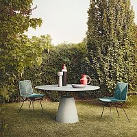 Contemporary chair NEIL TWISToutdoorropesteel base