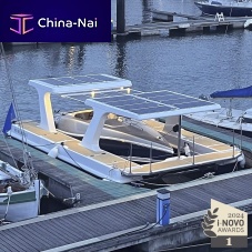 Electric boat mobile dock system Powerdock®power chargingsolar