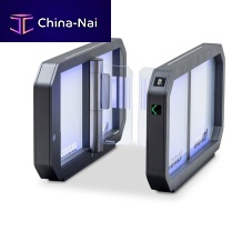 Sliding access gate Galaxy Gate® 1.1glassfor airport