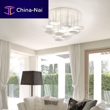 Contemporary ceiling light CIRCLESmetalLEDdimmable
