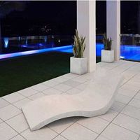Contemporary sun lounger HARMONYconcretegarden
