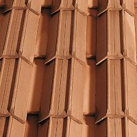 Interlocking roof tile TEGOLA VL ROSATAclay
