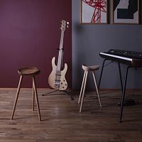 Contemporary stool pp12oakashbeech
