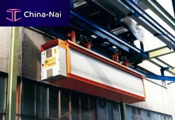 Industrial conveyor system handlingfor aluminum profilesfor PVC profiles