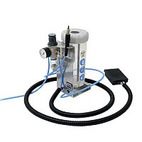 Foot-operated micro-sandblaster Cobra M1-tankmobile
