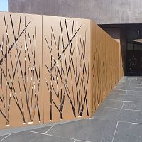 Fence with panels TROPICANA gardencommercialmetal