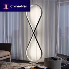 Floor-standing lamp INFINITY IN FLOORaluminumpolycarbonatecontemporary